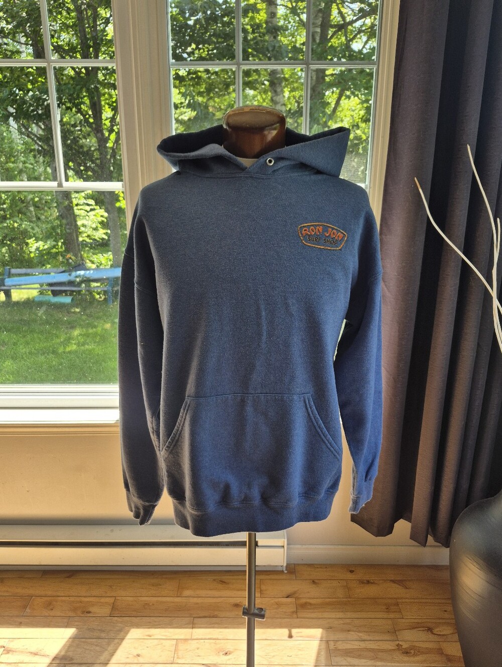 RON JON SURF SHOP Blue Hoodie Sweatshirt - Men's Casual Pullover